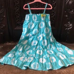 Calypso for target.  Size 4 turquoise tie-dye